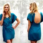 KELLY DRESS
Style #1110
100% Silk
Size: XS-L
Color: *Dark Teal - Offshore Print